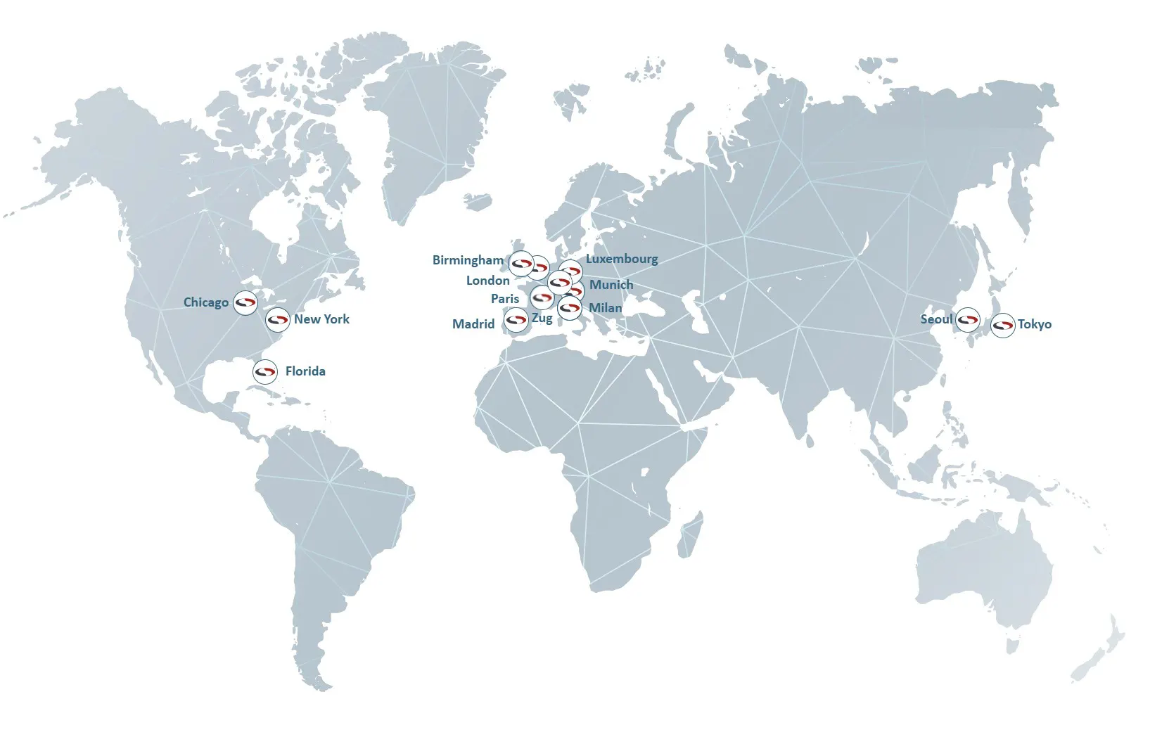 Locations map